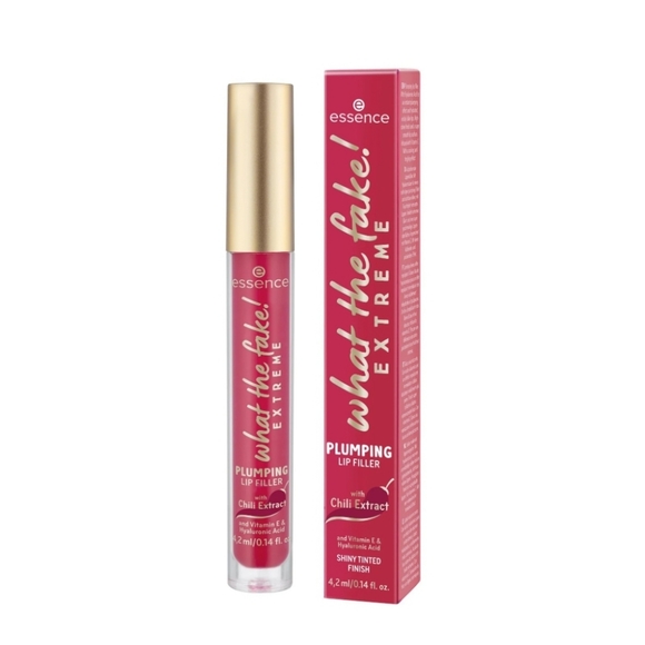 essence What The Fake! Extreme Plumping Lip Filler Shiny Tinted Finish - Picture 1 of 11